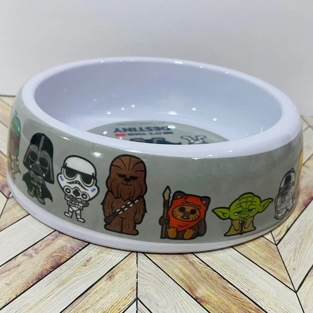 Disney Star Wars Melamine Pet Bowl New!